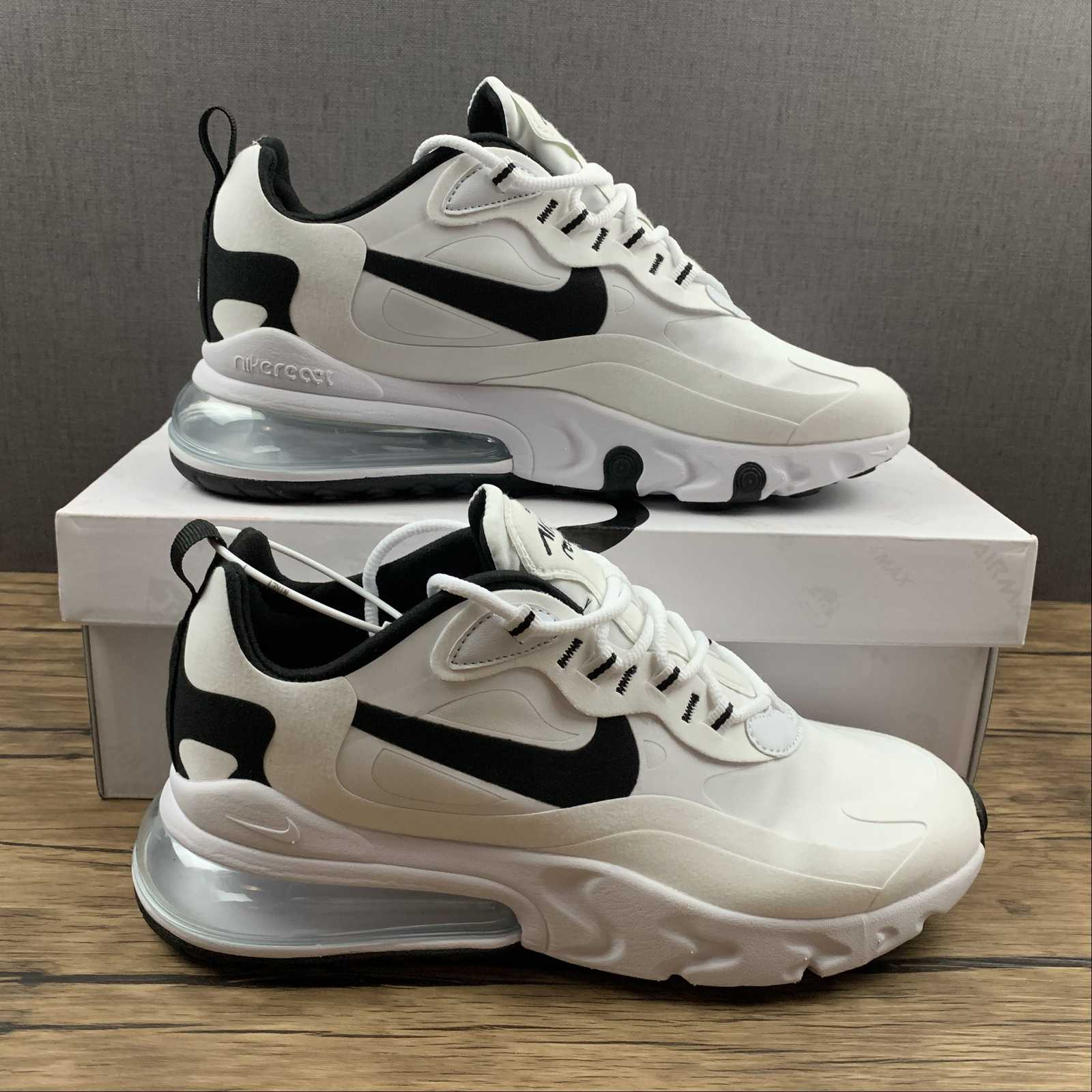 Nike Air Max 270 React 'White Black' CT1264-102