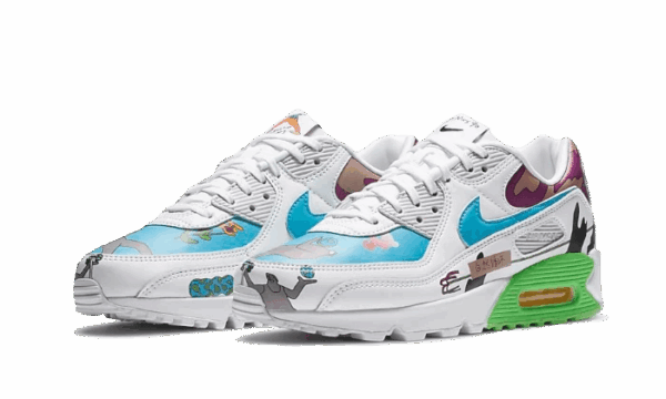 Nike Air Max 90 Flyleather Ruohan Wang - Image 2