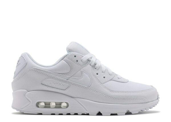 Nike Air Max 90 LTR 'Triple White' Unfading Sneaker