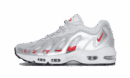 Nike Air Max 96 Metallic Silver Supreme