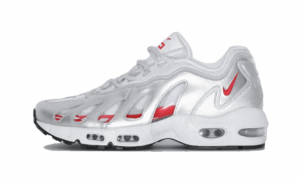 Nike Air Max 96 Metallic Silver Supreme