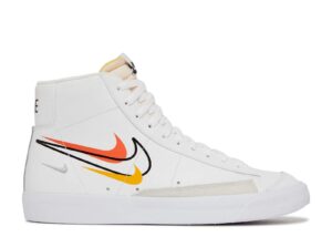 Nike Blazer Mid '77 'Multi Swoosh – Team Orange' Everlasting Sneaker