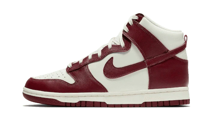Nike Dunk High Sail Team Red Collection