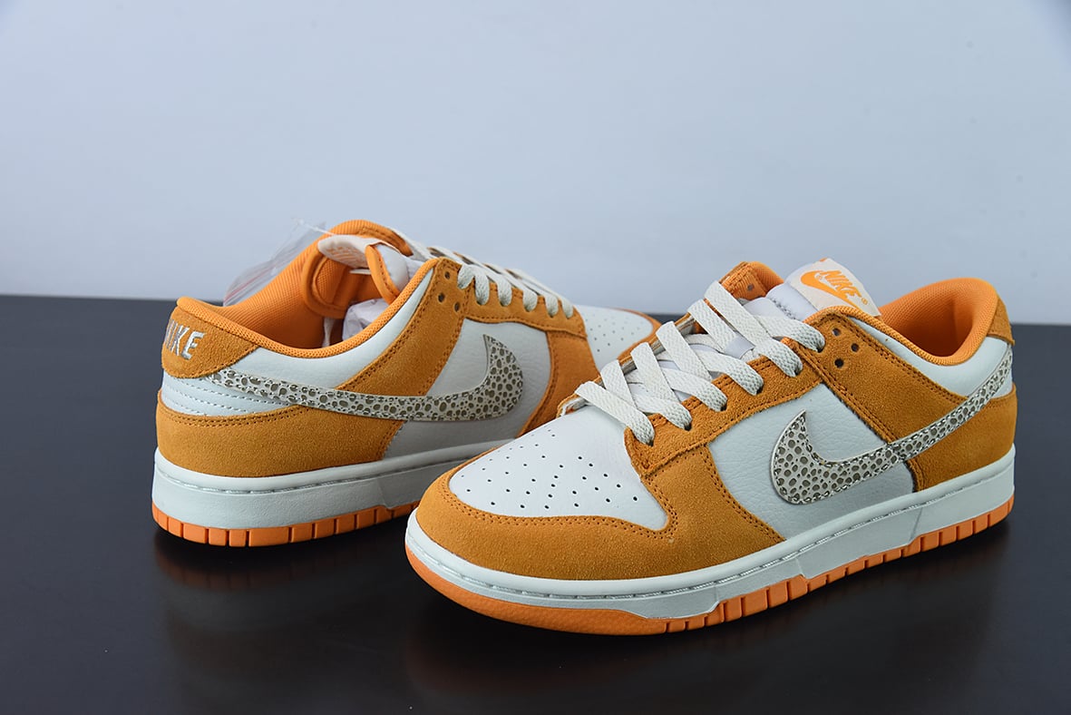 Nike Dunk Low AS Safari Swoosh Kumquat DR0156-800