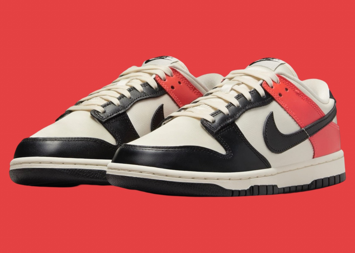 Nike Dunk Low Black Toe Bright Crimson HQ3423-635