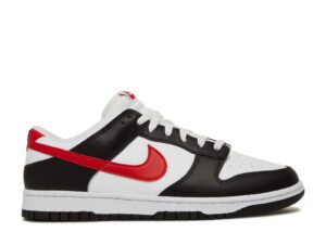 Nike Dunk Low 'Black White Red' Everlasting Sneaker