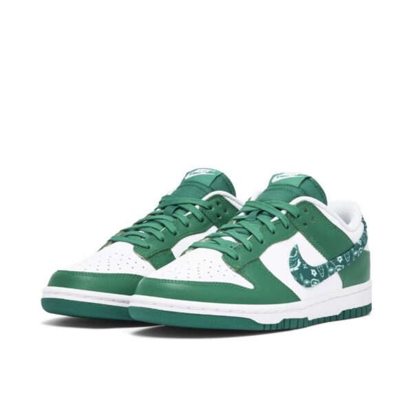 Nike Dunk Low Green Paisley Womens - Image 6