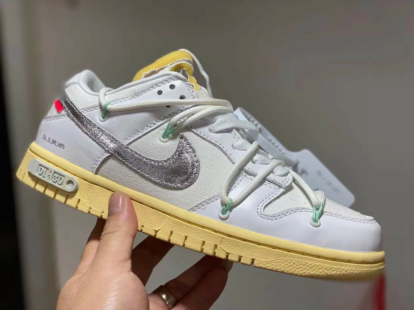 Nike Dunk Low Off-White Lot 1 Men's Size 7 - 12 US, Women's Size 5.5 - 10 US