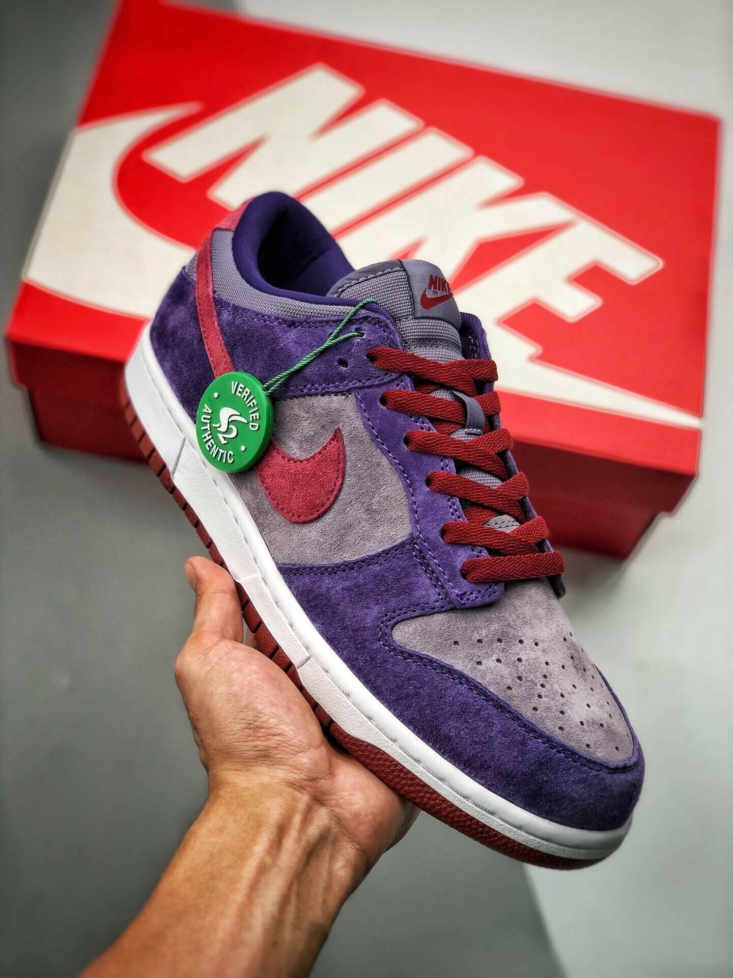Nike Dunk Low Plum Cu1726-500 Men Size 6.5  u2013 11 Us