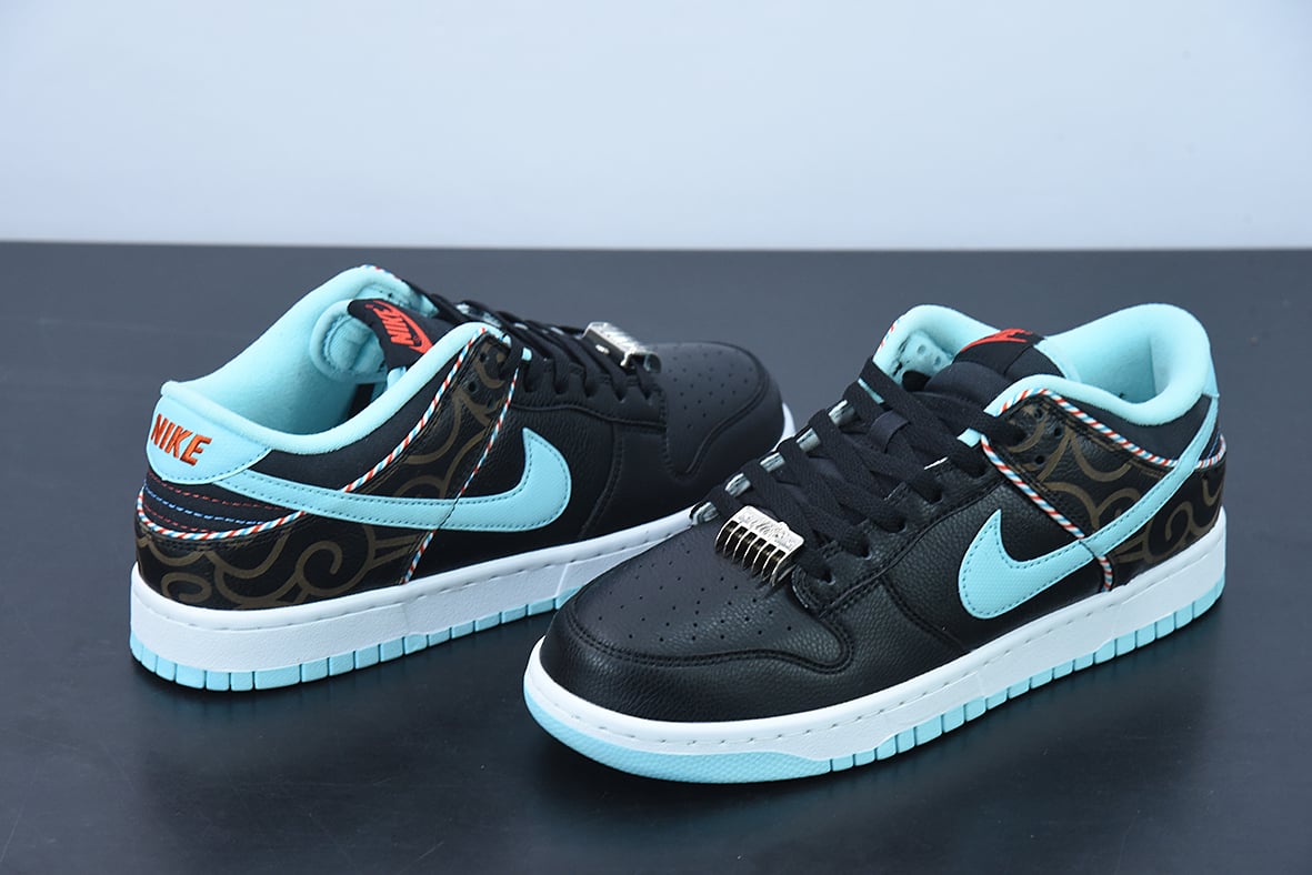 Nike Dunk Low SE Barber Shop Black DH7614-001