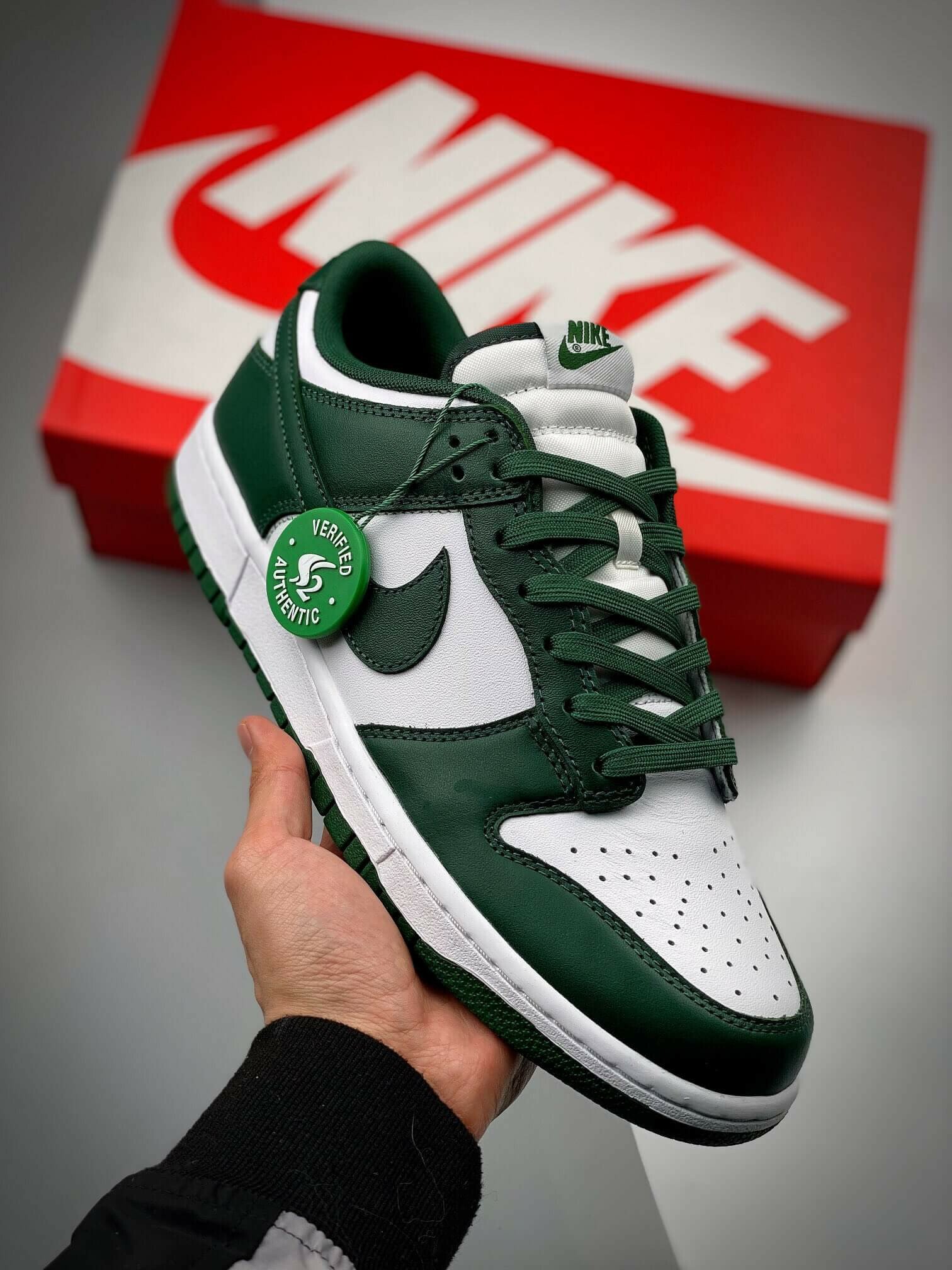 Nike Dunk Low Team Green Dd1391-101 Men Size 6.5  u2013 11 Us