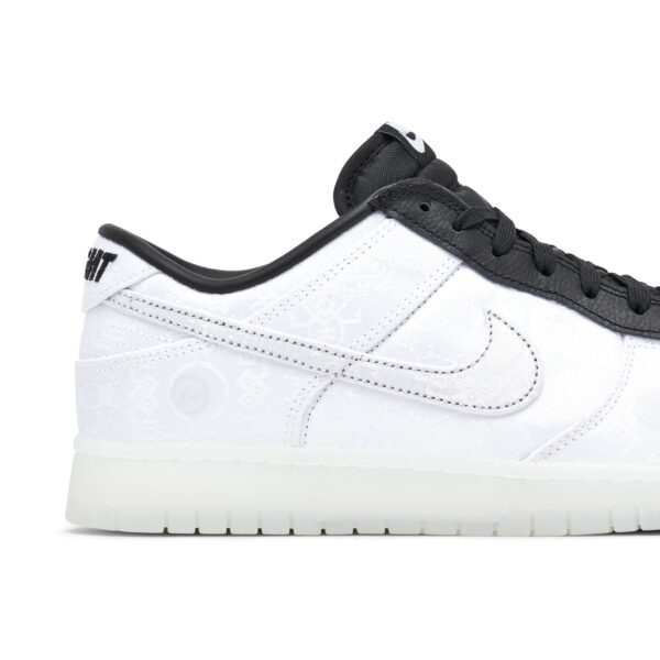 Nike Dunk Low x CLOT x fragment Black White - Image 4