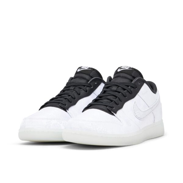 Nike Dunk Low x CLOT x fragment Black White - Image 6