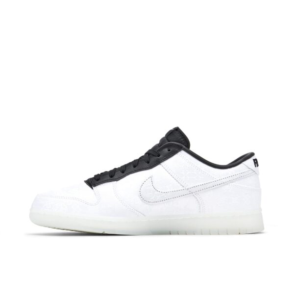 Nike Dunk Low x CLOT x fragment Black White - Image 2