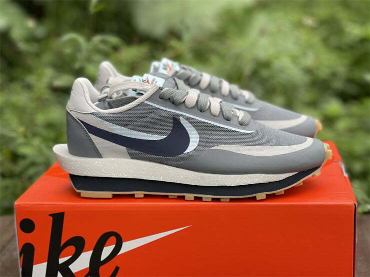 Nike LD Waffle sacai CLOT Kiss of Death 2 Cool Grey
