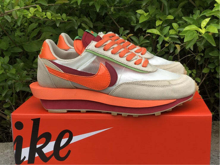 Nike LD Waffle Sacai CLOT Net Orange Blaze DH1347-100