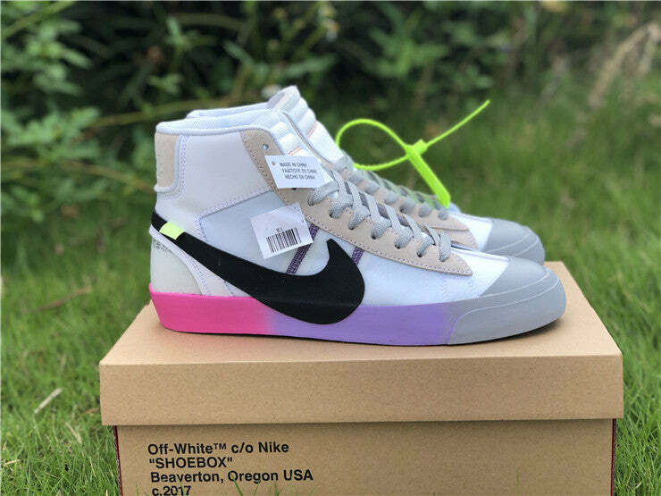 Nike Mid Off-White Wolf Grey Serena Queen