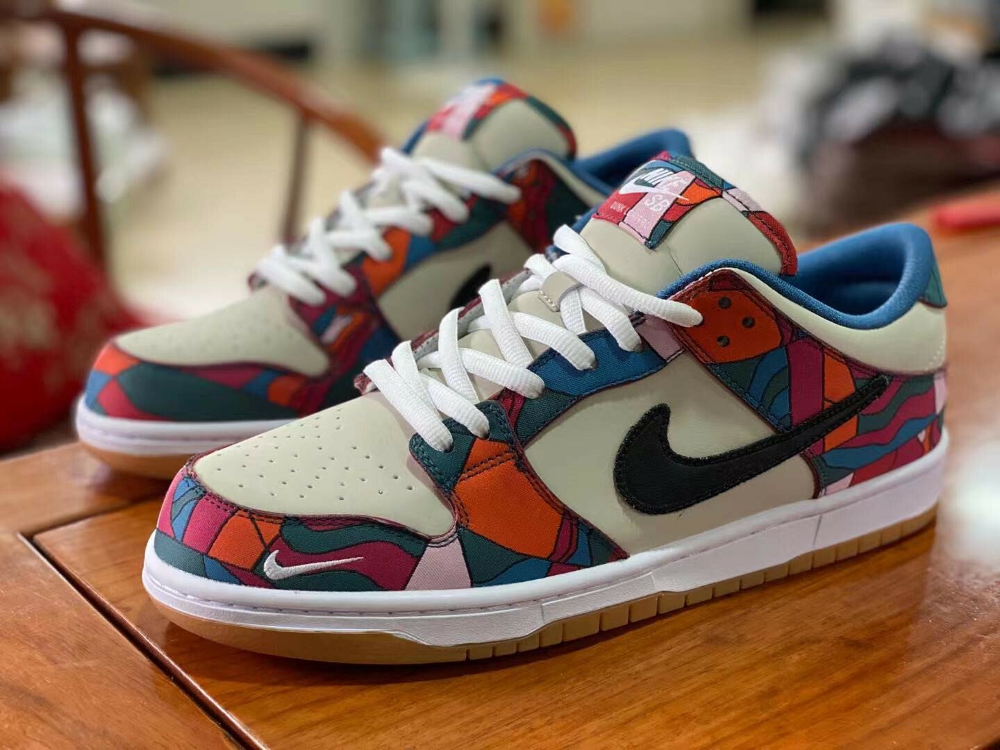 Nike SB Dunk Low Pro Parra Abstract Art Men's Size 7 - 11 US, Women's Size 5.5 - 10 US