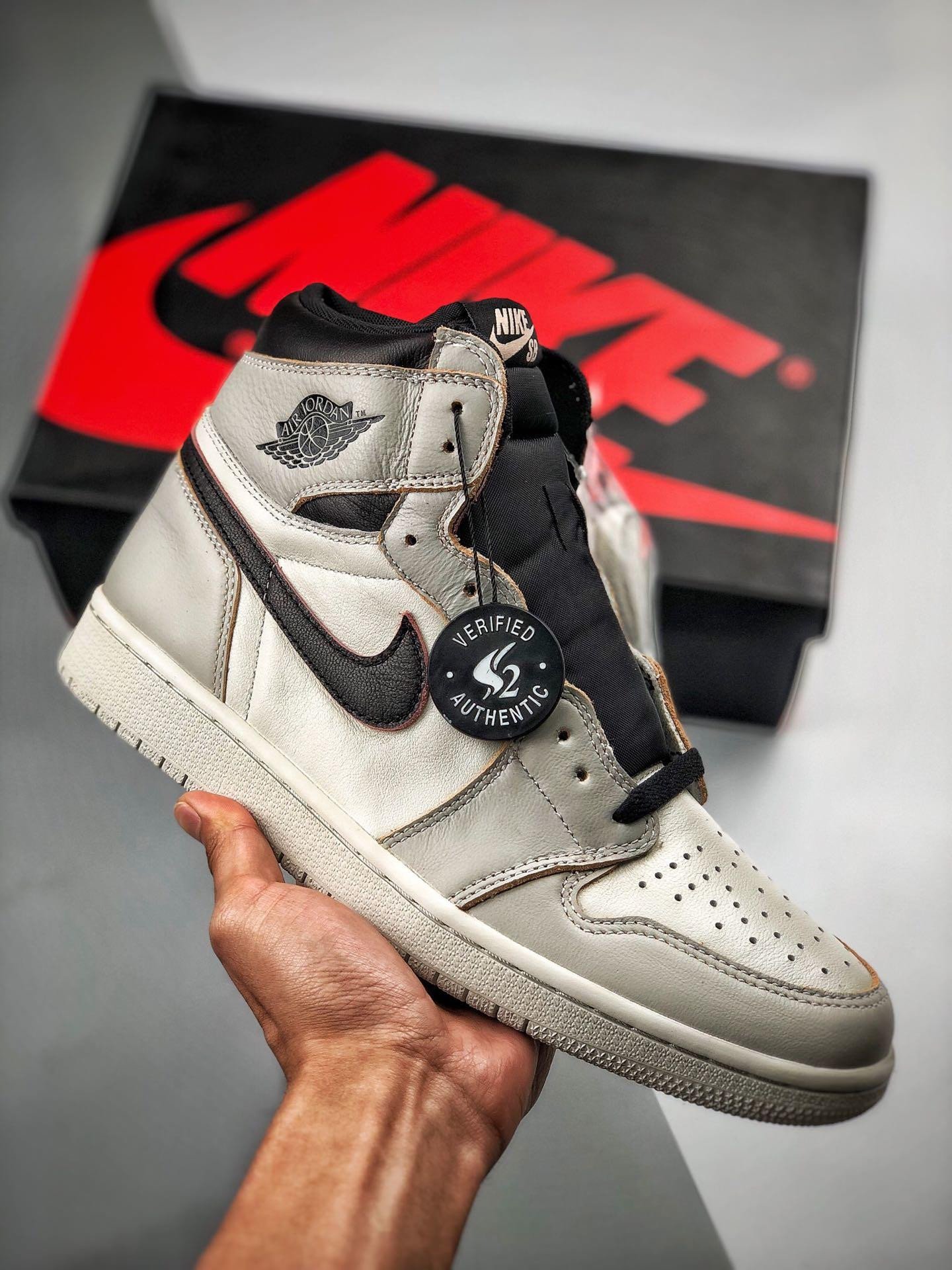 Nike SB x Air Jordan 1 Retro High OG Light Bone/Crimson Tint-Hyper Pink-Black CD6578-006