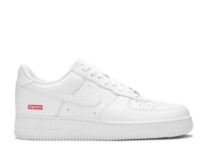 Nike Supreme x Air Force 1 Low 'Box Logo – White' Revered Footwear