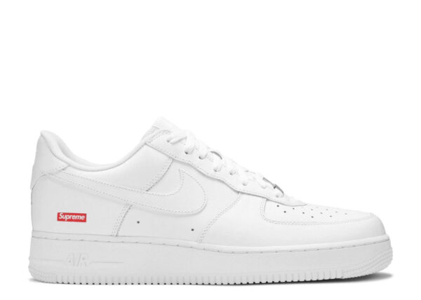 Nike Supreme x Air Force 1 Low 'Box Logo – White' Revered Footwear