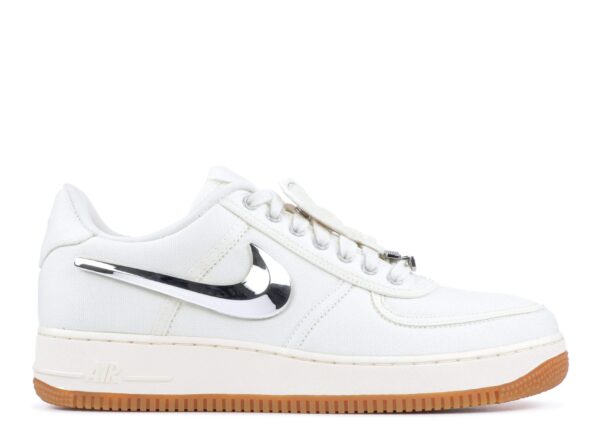Nike Travis Scott x Air Force 1 'Sail' Revered Footwear