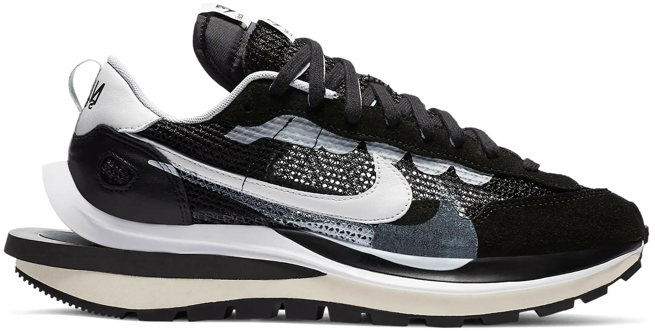 Nike Vaporwaffle Sacai Black White CV1363-001 Men's Size 7 - 12 US, Women's Size 5.5 - 8.5 US