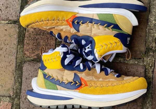Nike Vaporwaffle x Jean Paul Gaultier x Sacai Sesame Blue Void - Image 3