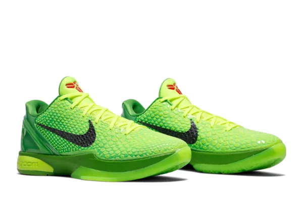 Nike Zoom Kobe 6 Protro 'Grinch' CW2190-300 Holiday Edition Unfading Sneaker - Image 4