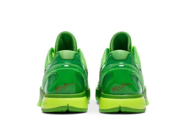 Nike Zoom Kobe 6 Protro 'Grinch' CW2190-300 Holiday Edition Unfading Sneaker - Image 3