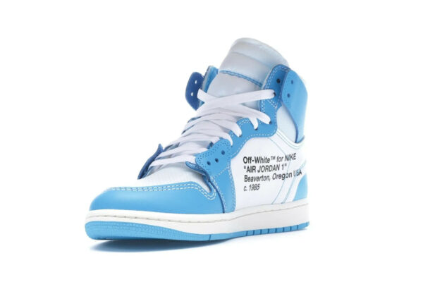 Off White Air Jordan 1 White University Blue AQ0818-148 Men size 7 - 11 US - Image 2