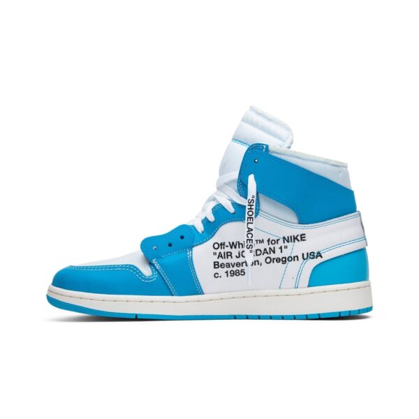 Off-White x Air Jordan 1 Retro High OG UNC AQ0818-148 - Image 3
