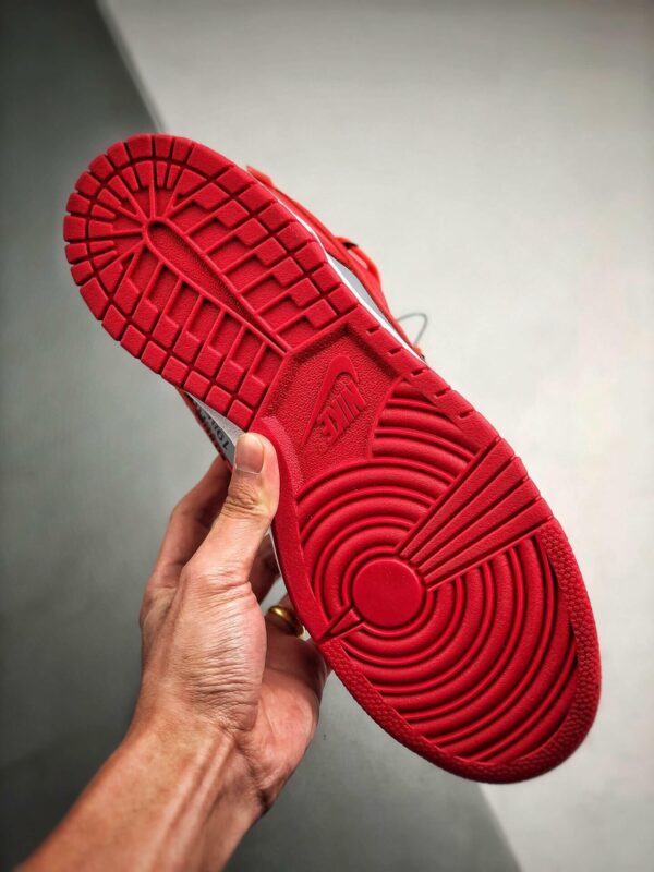 Off-white X Dunk Low University Red Ct0856-600 Men’s Size 6.5 – 11 Us - Image 5