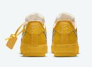 Off-White x Nike Air Force 1 Low University Gold Metallic Silver DD1876-700 Men's Size 7 - 12 US, Women's Size 5.5 - 8.5 US