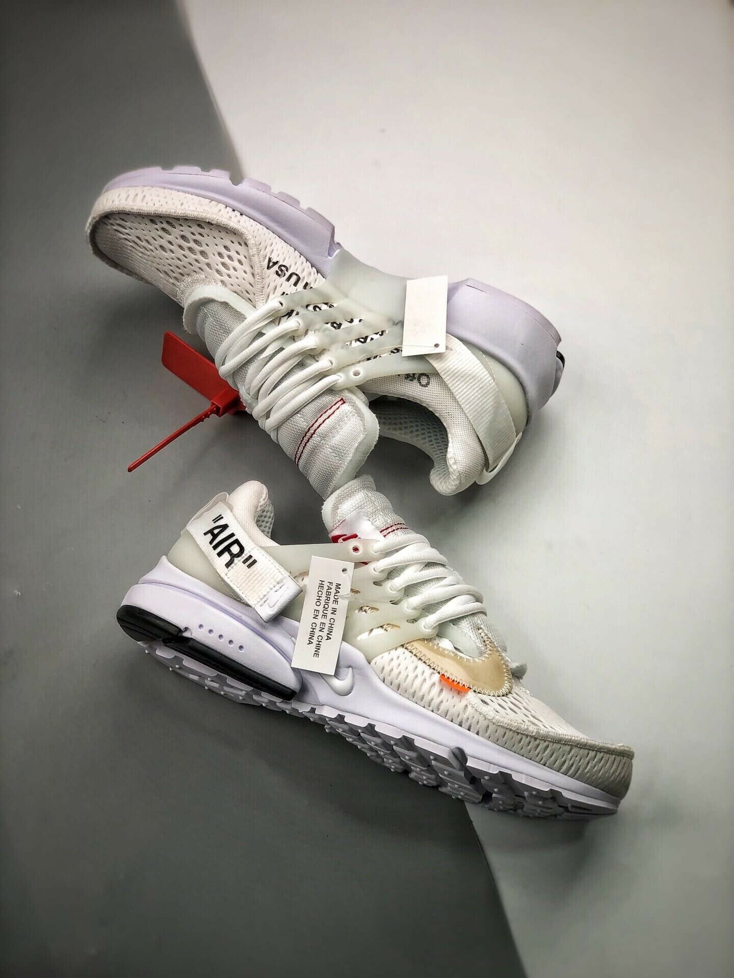 Off-white X Nike Air Presto 2.0 Aa3830-100 Men u2019s Size 6.5  u2013 11 Us
