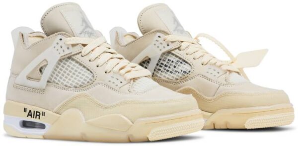 Off-White x Wmns Air Jordan 4 SP ‘Sail’ CV9388-100 - Image 5