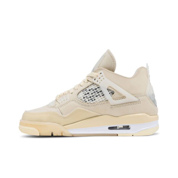 Off-White x Wmns Air Jordan 4 SP 'Sail' CV9388-100 - Image 3