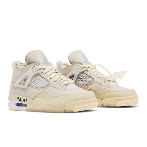 Off-White x Wmns Air Jordan 4 SP 'Sail' CV9388-100 - Image 8