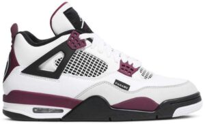 Paris Saint-Germain x Air Jordan 4 Retro 'Bordeaux' Unfading Sneaker