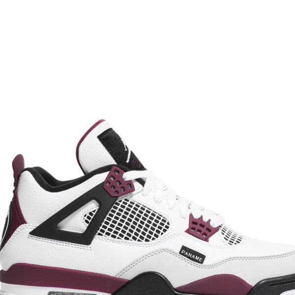 Paris Saint-Germain x Air Jordan 4 Retro GS 'Bordeaux' CZ6509-100 - Image 2