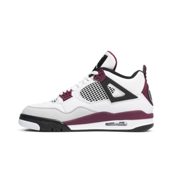Paris Saint-Germain x Air Jordan 4 Retro GS 'Bordeaux' CZ6509-100 - Image 3