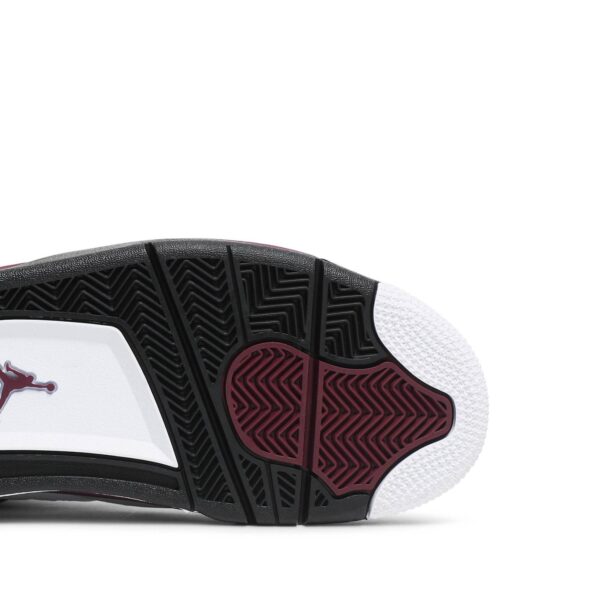 Paris Saint-Germain x Air Jordan 4 Retro GS 'Bordeaux' CZ6509-100 - Image 5
