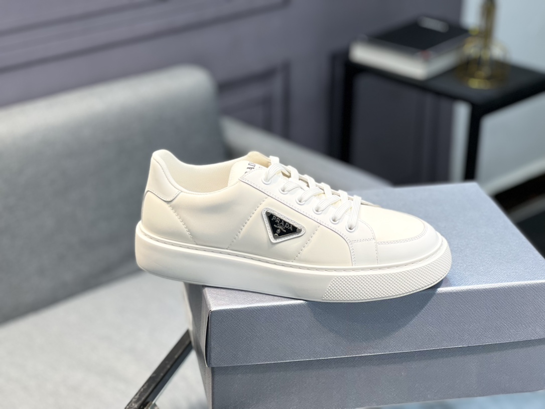Prada Downtown Perforated White sneaker