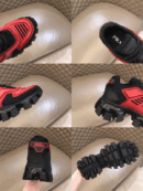 Prada shoe red and black