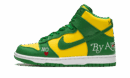 SB Dunk High "Supreme - By Any Means - Green/Yellow"