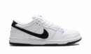 SB Dunk Low "White Black"