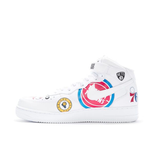 Supreme x Air Force 1 Mid 07 NBA White - Image 2