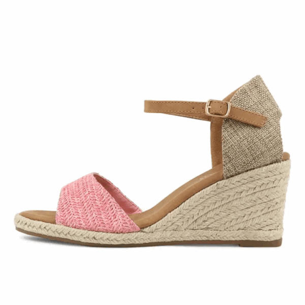 Tamale Pink Raffia Sandals - Image 2