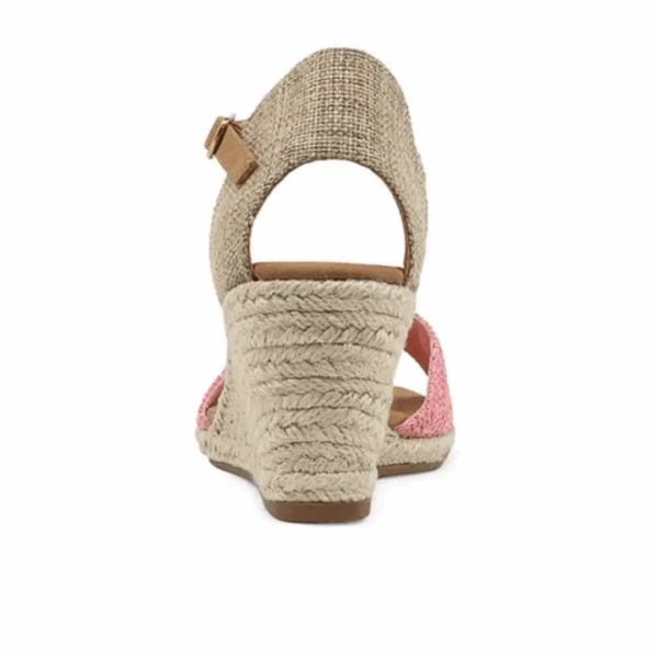 Tamale Pink Raffia Sandals - Image 4