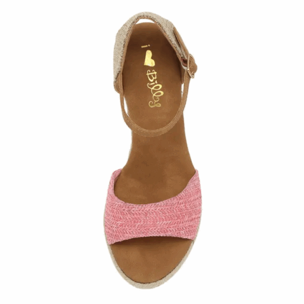 Tamale Pink Raffia Sandals - Image 3